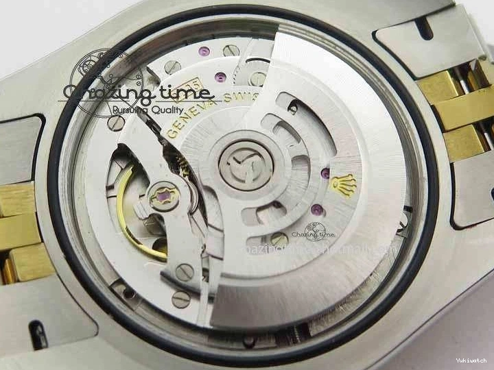 Roman YG Maker Black On Bracelet Edition A2813 BP Best 41mm DateJust SS Jubilee Dial II 0521